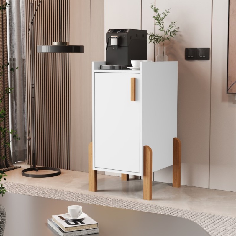 Armário Bebedor Suporte Galão Gabinete Cozinha Canto Café BRANCO