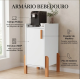 Armário Bebedor Suporte Galão Gabinete Cozinha Canto Café CINZA