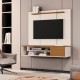 Painel Home Suspenso Para Tv Até 55 Polegadas Com Prateleira! offwhite/nature