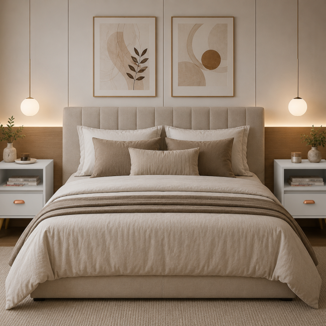 Kit 2 Mesas de Cabeceira, Conjunto Perfeito Para Renovar Seu Quarto BRANCO