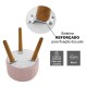 Puff com pés reforçados Rose