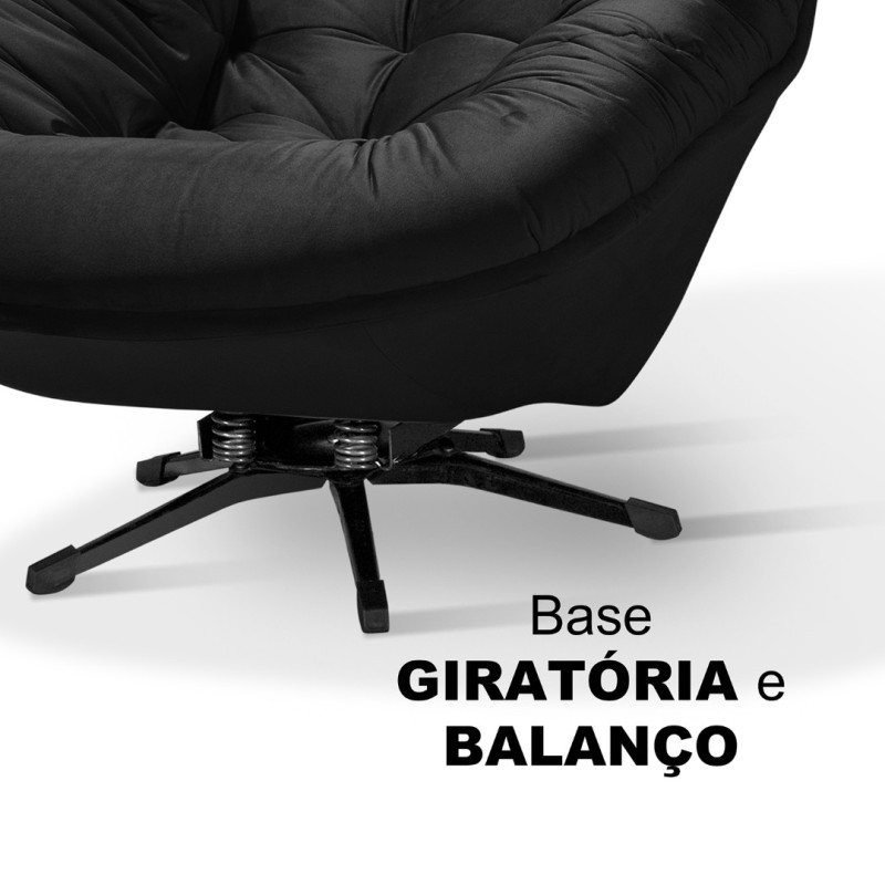Poltrona Ibiza Preto