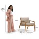 Poltrona Zoe Bege