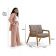 Poltrona Zoe Chocolate