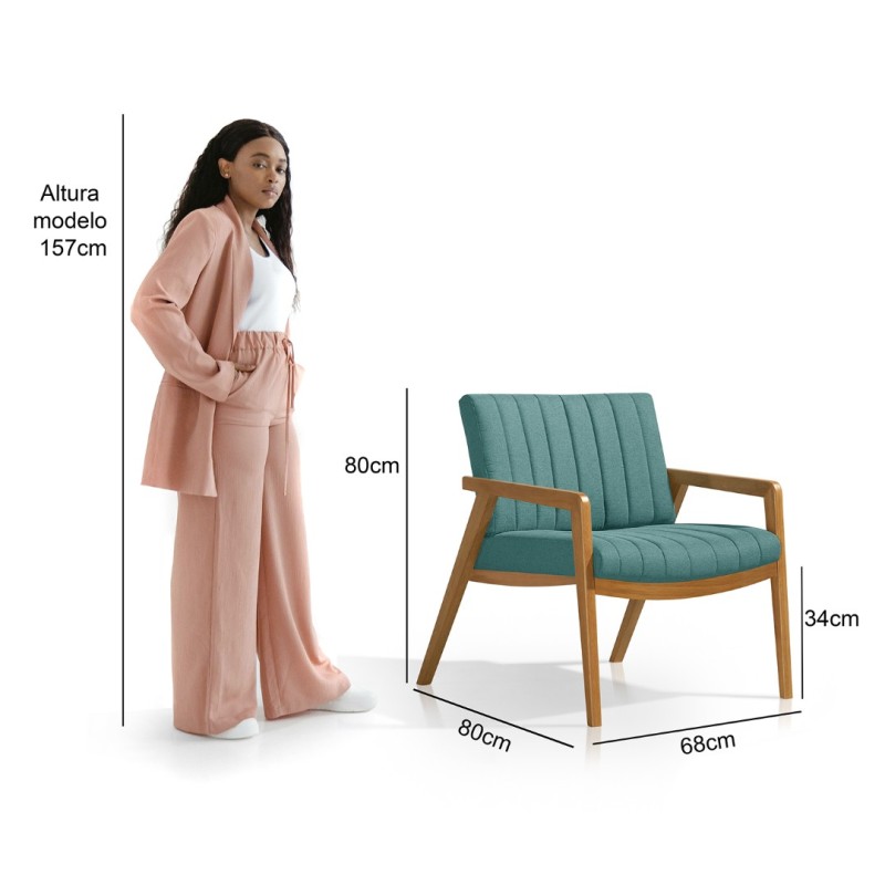 Poltrona Zoe Verde